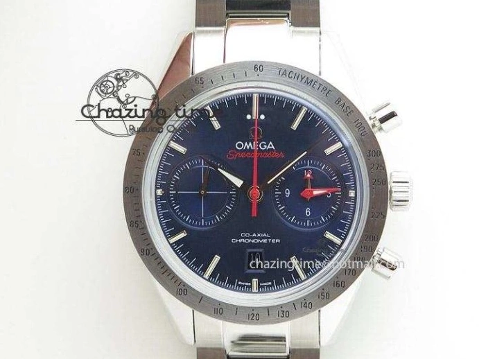 0805 De Ville Hour Vision Co-Axial 41mm SS V6F Best Edition Black Dial On SS Bracelet A BestValue 8277